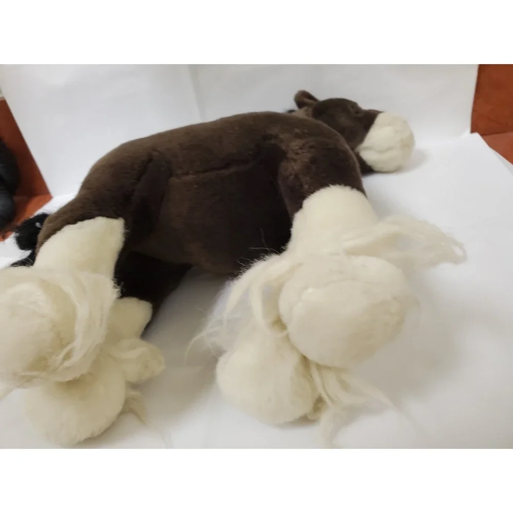 Gund Clyde Dark Brown Clydesdale Horse Plush 14